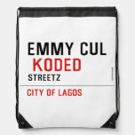 EMMY CUL   Drawstring Backpack