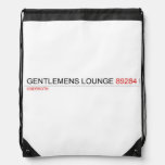 Gentlemens Lounge  Drawstring Backpack