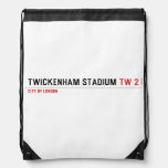 Twickenham Stadium  Drawstring Backpack