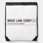 Brick Lane Curry  Drawstring Backpack