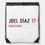 JOEL DÍAZ  Drawstring Backpack