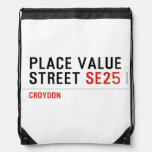 Place value Street  Drawstring Backpack