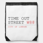 Time out Street  Drawstring Backpack
