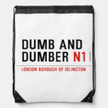 DUMB AND DUMBER  Drawstring Backpack