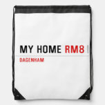 MY HOME  Drawstring Backpack