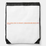 Raffy Afable street of kingRAffy tagoloan misamis oriental  Drawstring Backpack