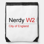 Nerdy  Drawstring Backpack