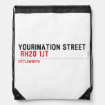 YOURINATION STREET    Drawstring Backpack