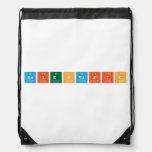 Scientific  Drawstring Backpack