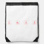 I Lu V U  Drawstring Backpack
