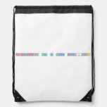 Historia de la tabla periódica  Drawstring Backpack