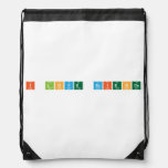I love science  Drawstring Backpack