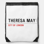 THERESA MAY  Drawstring Backpack