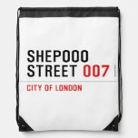 Shepooo Street  Drawstring Backpack