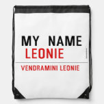 my  Name   Drawstring Backpack