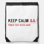 Keep calm  Drawstring Backpack