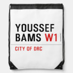 Youssef Bams  Drawstring Backpack