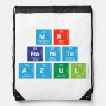 Mr
 RANITA 
 Azul  Drawstring Backpack
