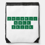 Periodic
 Table
 Writer  Drawstring Backpack