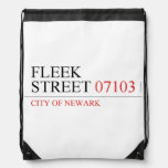 Fleek Street  Drawstring Backpack