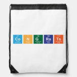 Congrats  Drawstring Backpack