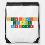 Pe|riodic
 t|a|b|l|e
 Writ|e|r  Drawstring Backpack