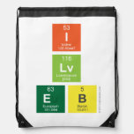 I
 Lv
 EB  Drawstring Backpack