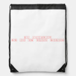 My favorite 
 band is she wants revenge  Drawstring Backpack