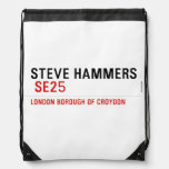 steve hammers   Drawstring Backpack