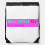 Cool street  Drawstring Backpack