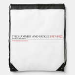 the hammer and sickle  Drawstring Backpack