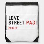 LOVE Street  Drawstring Backpack