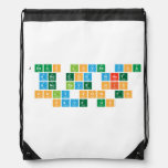 jesus loves you and god whet  and gave his  only son to  save us  Drawstring Backpack