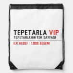 TEPETARLA  Drawstring Backpack