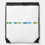 Ele mental holiday club  Drawstring Backpack