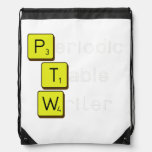 Periodic
 Table
 Writer  Drawstring Backpack
