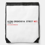 ALENA GRISHCHEVA  STREET  Drawstring Backpack