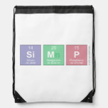 Simp  Drawstring Backpack