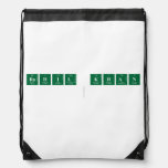 RAHIL KHAN
   Drawstring Backpack