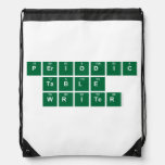 Periodic
 Table
 Writer  Drawstring Backpack
