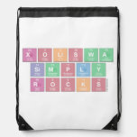 XoLiSwa
 sImPLy 
 rOcKs  Drawstring Backpack