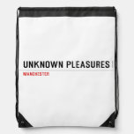 unKNOWN PLEASURES  Drawstring Backpack