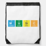 Music   Drawstring Backpack