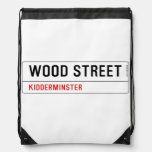 Wood Street  Drawstring Backpack