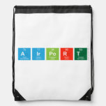 Airport  Drawstring Backpack