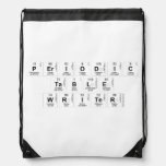 Periodic
 Table
 Writer  Drawstring Backpack