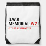 G.w.r memorial  Drawstring Backpack