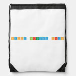 Happy Birthday Sarah  Drawstring Backpack