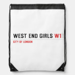 WEST END GIRLS  Drawstring Backpack