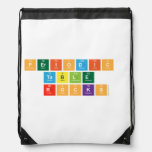 Periodic 
 Table 
 Rocks  Drawstring Backpack